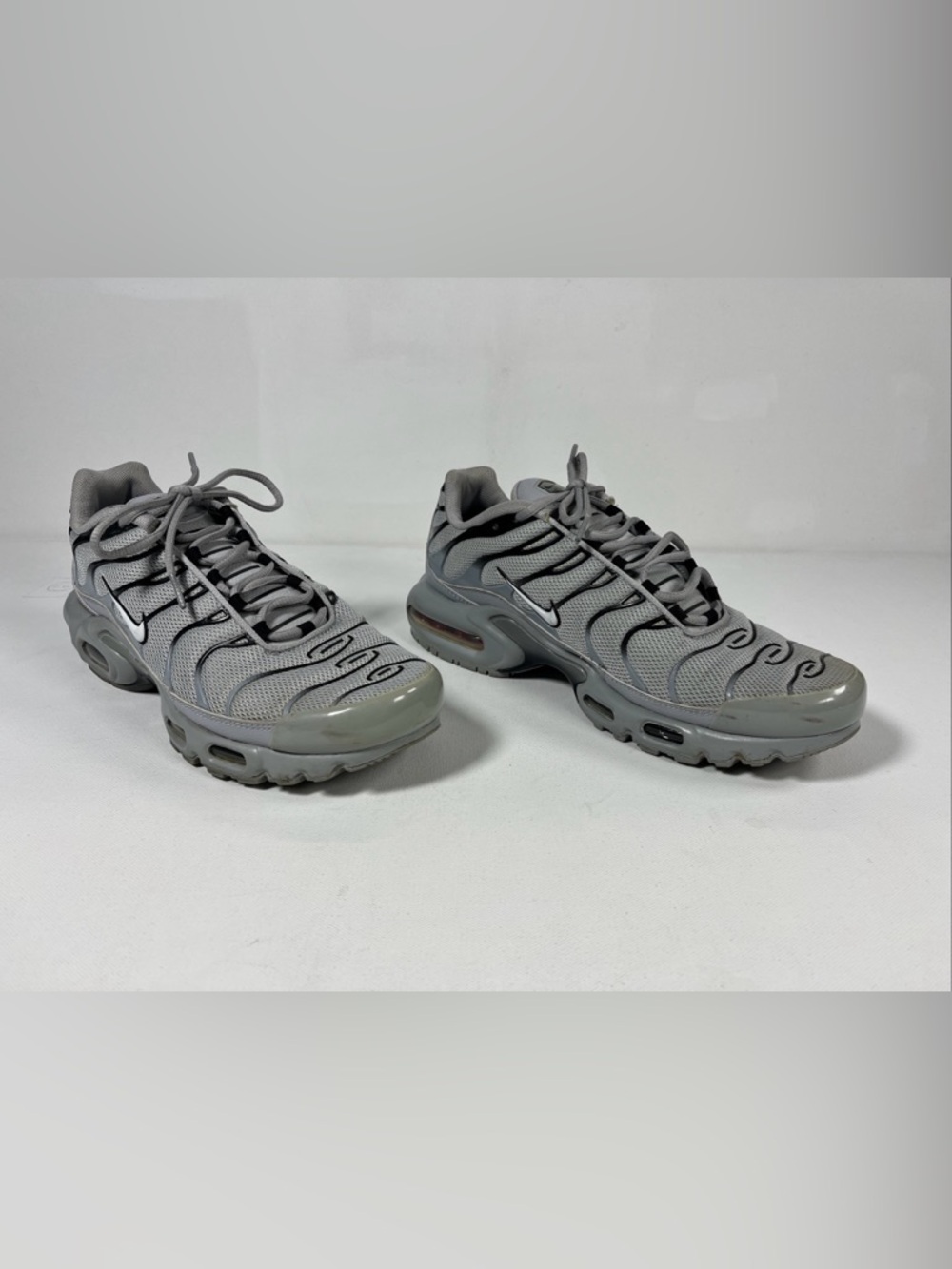 SOLD Nike Air Max Plus Tn Wolf Grey Sneakers Shoes 852630-021 Men’s 10 - Picture 5 of 14
